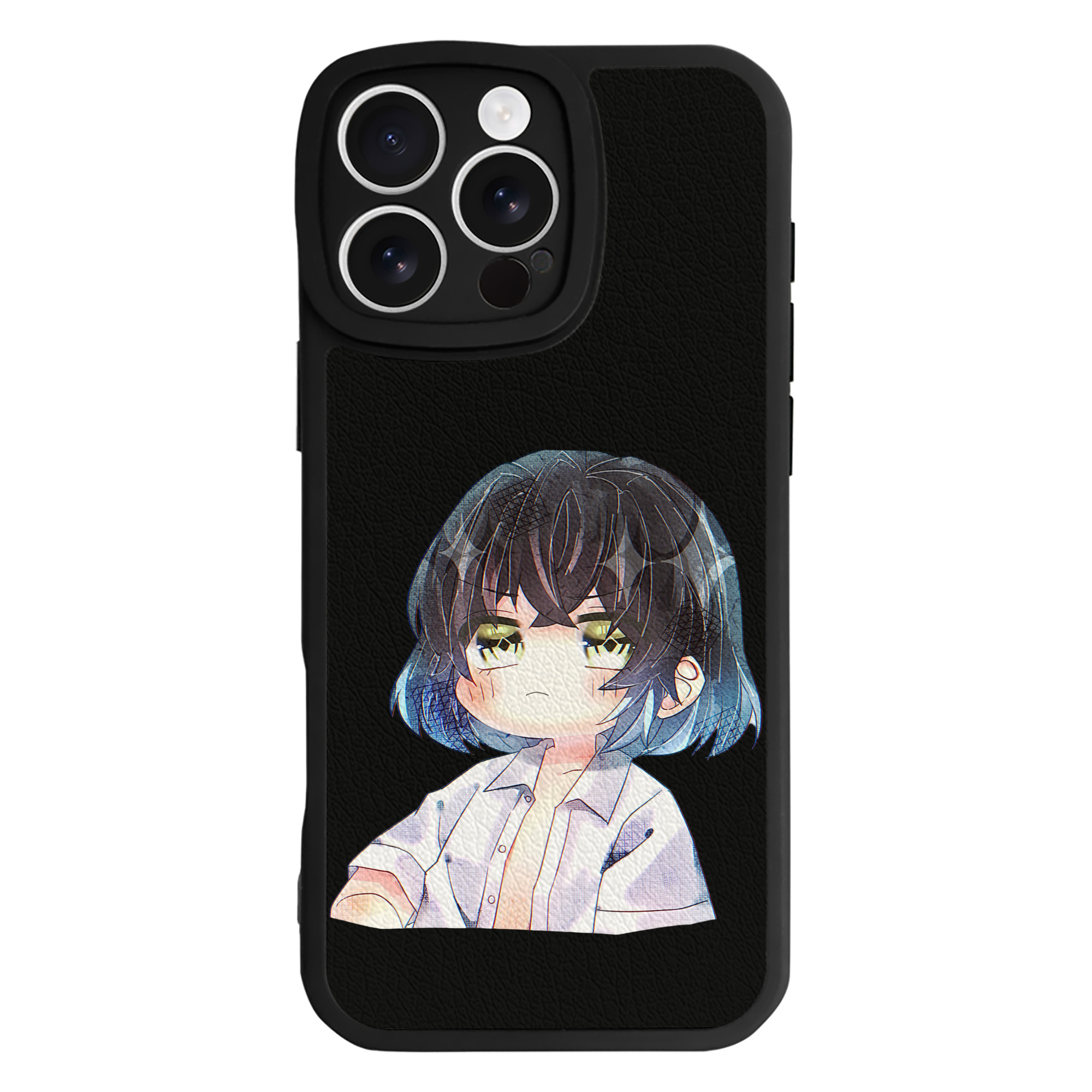 （画像用） 鬼滅の刃（きめつのやいば）嘴平 伊之助／はしびら いのすけ Hashibira Inosuke 【iPhone 16シリーズ対応】シリコンスマホケース（レザー調） 材質：シリコン